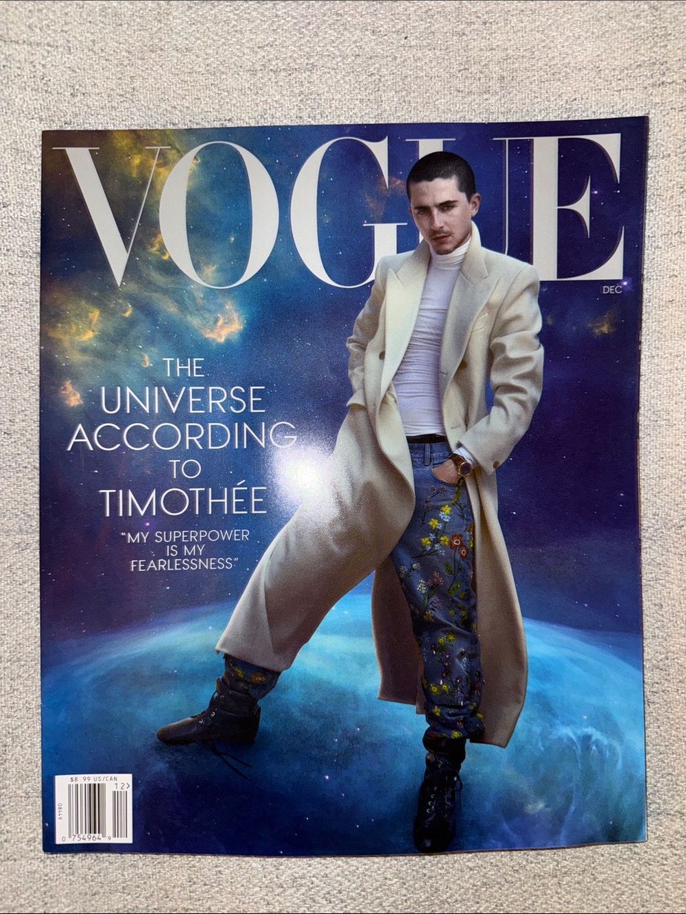 Vogue Magazine The Universe According to Timothee